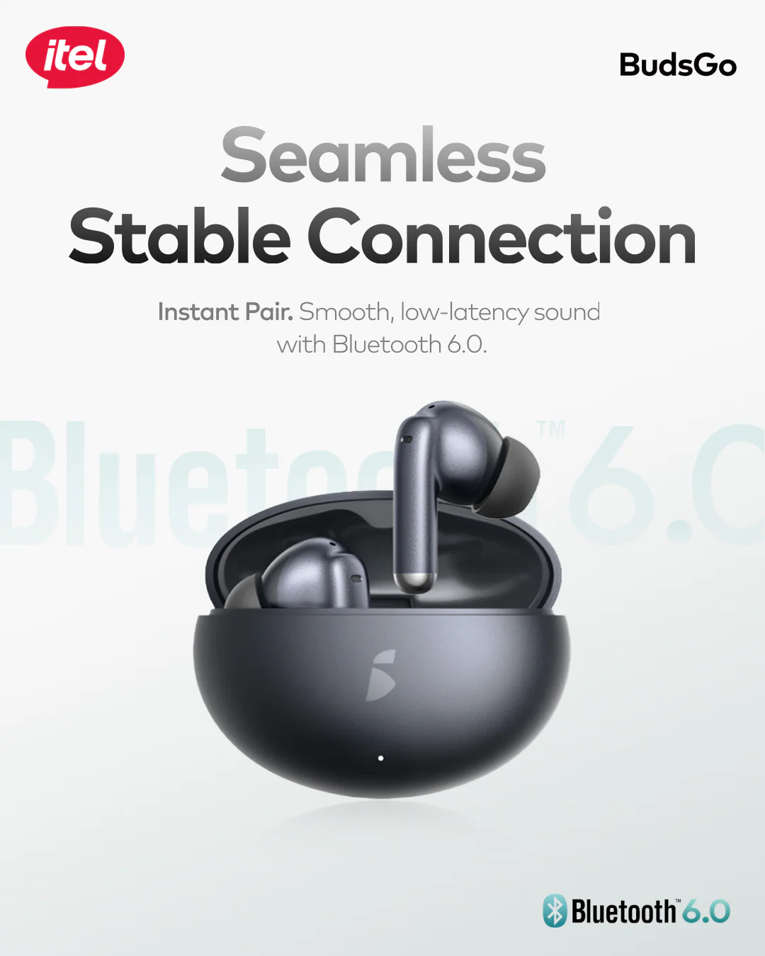 BudsGo 13mm Driver for Deep Bass ENC Call Clarity Pearlescent Gloss Comfortable In-Ear Fit 24hr playtime - Image 7