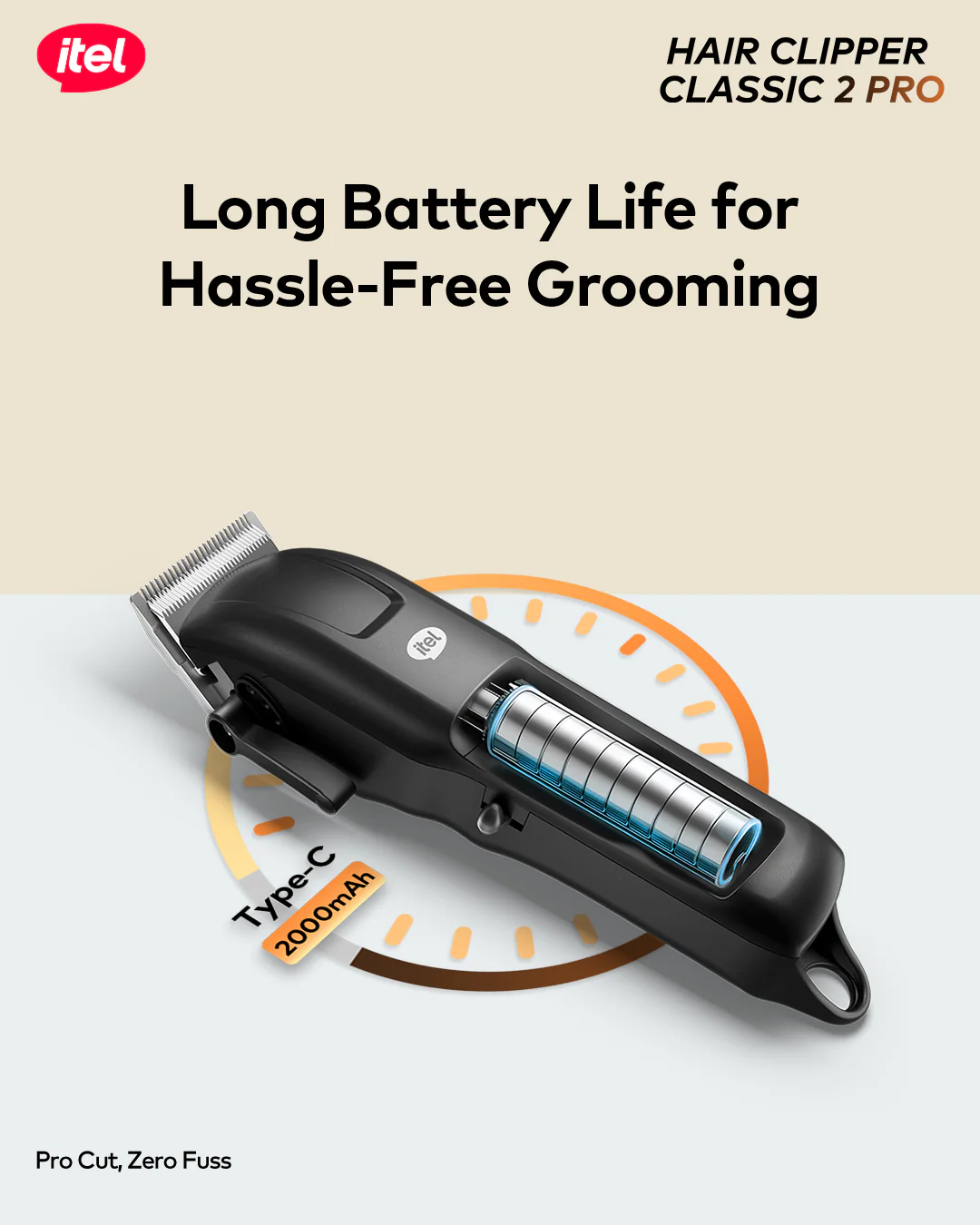 itel Hair Clipper IHC 33 Pro | Champions Promo - Image 3