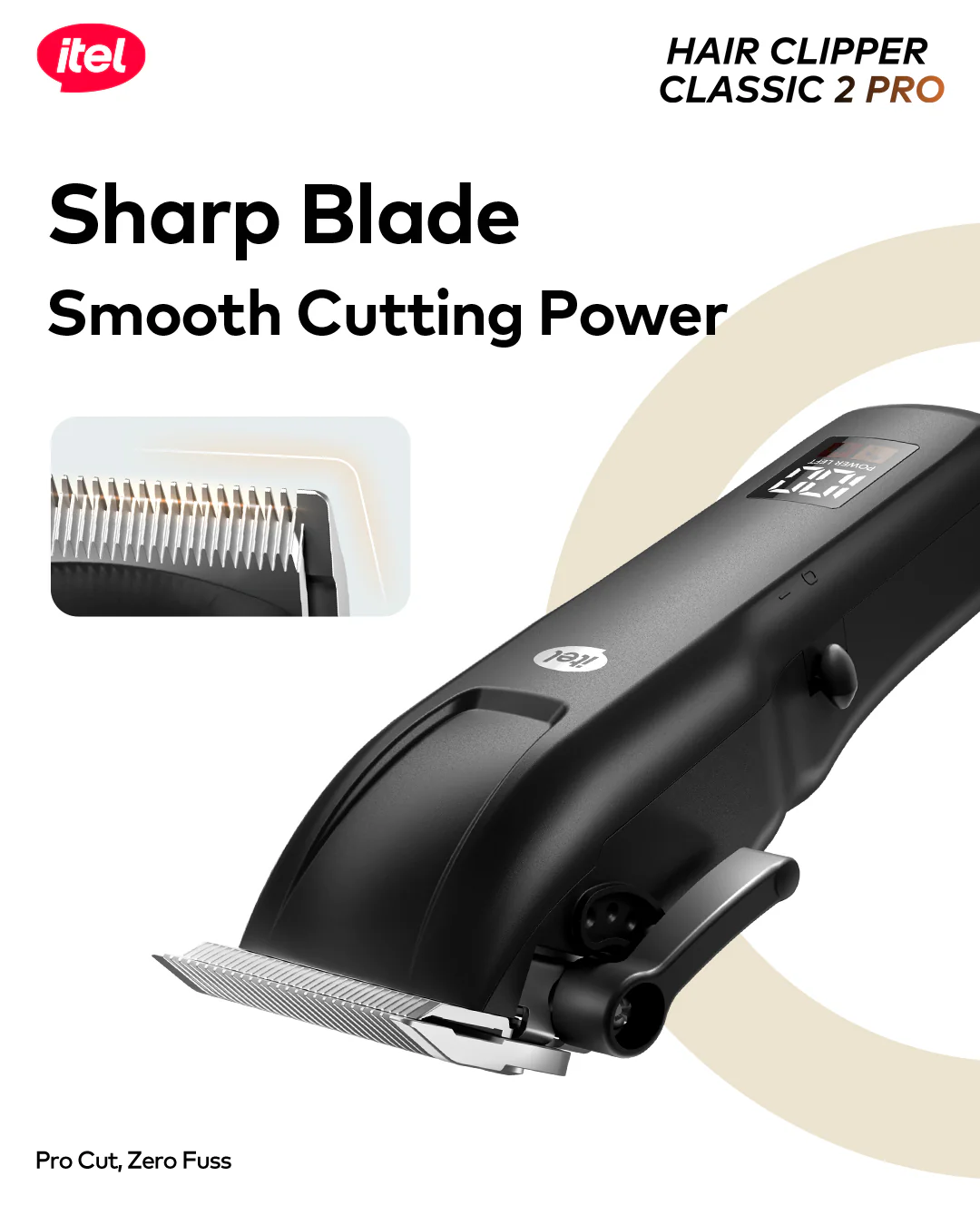 itel Hair Clipper IHC 33 Pro | Champions Promo - Image 6