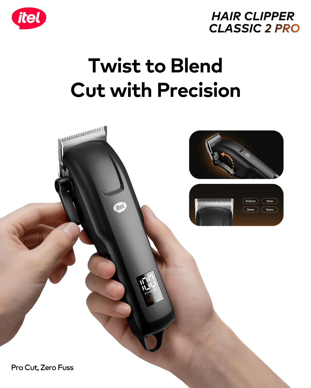 itel Hair Clipper IHC 33 Pro | Champions Promo - Image 7