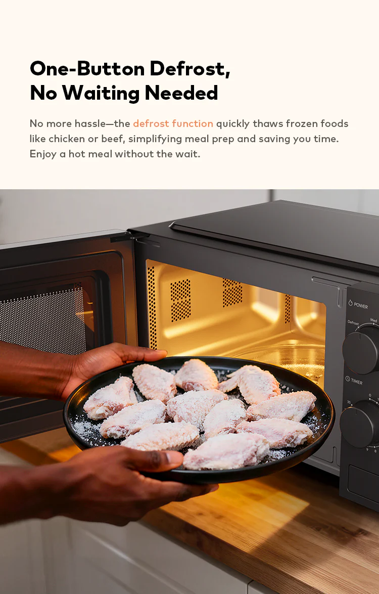 itel 20L Microwave Oven – 5 Power Levels, Defrost Function & 35-Min Timer - Image 6
