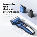 itel 3 In 1 Rechargeable Trimmer Stainless Steel Blades Powerful Motor (ISS-13) - Image 3