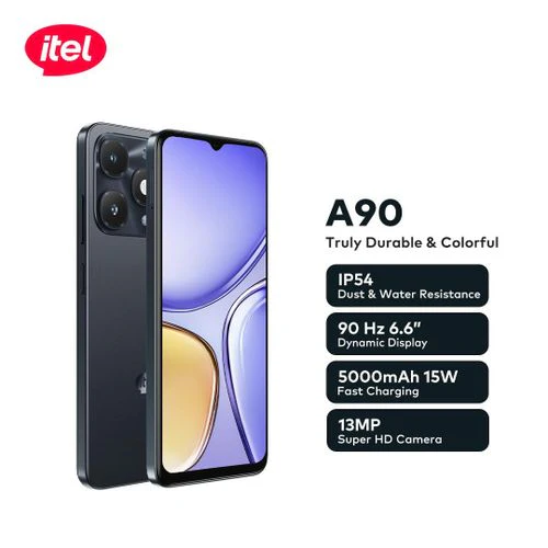 itel A90 6.6" 90hz Dynamic Display 5000mah 15W Fast Charge Android 128+4gb - Image 8