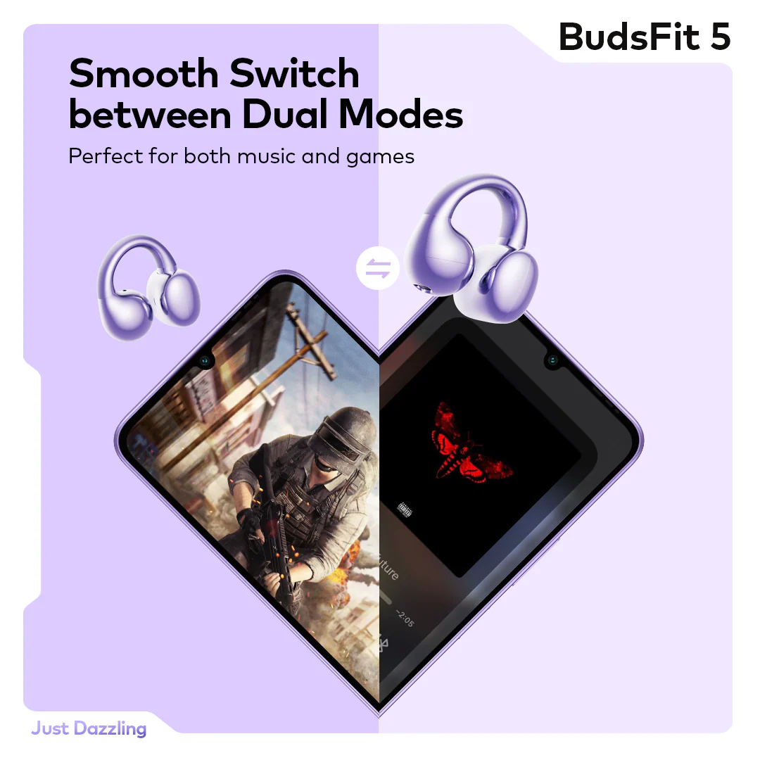 itel BudsFit 5 Earbud C-Bridge Design AI NC IP54 32hrs playtime - Image 6