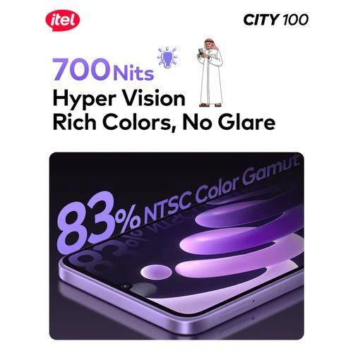 itel City 100 Slim Design 5200mAh 128/4+6gb Drop Resistant - Image 4