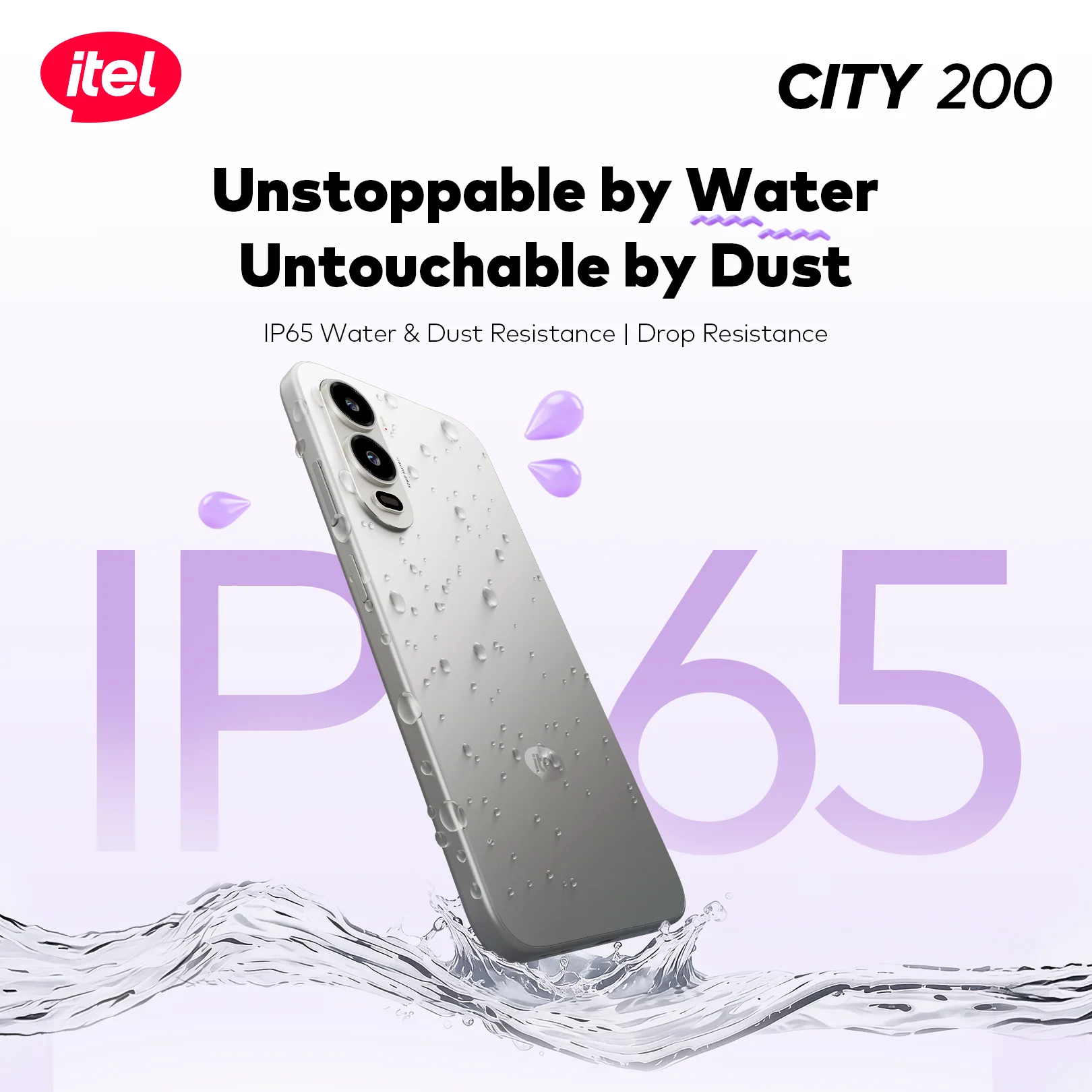 itel City 200 Smartphone – 6.78” 120Hz Display, 50MP AI Camera, 5200mAh Battery - Image 4
