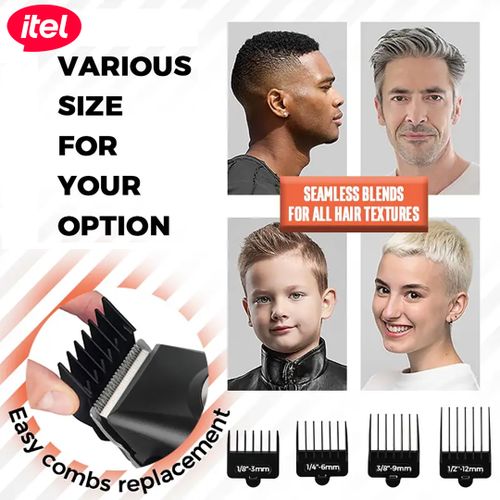 itel Multi-function Rechargeable Hair Clipper (IHC-38) - Image 5