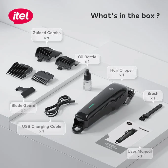 itel Multifunction Rechargeable Hair Clipper IHC-31 - Image 4