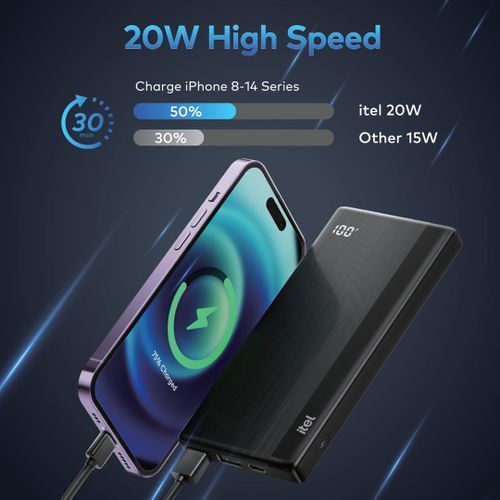itel PowerPulse A1420 Power-Bank 10000mAh 20W Fast Charging Type-C - Image 5