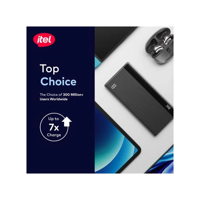 itel PowerPulse A1480 30000mAh Power Bank β 22.5W Fast Charging, 4 Ports High-Capacity Power Bank in Nigeria - Image 4