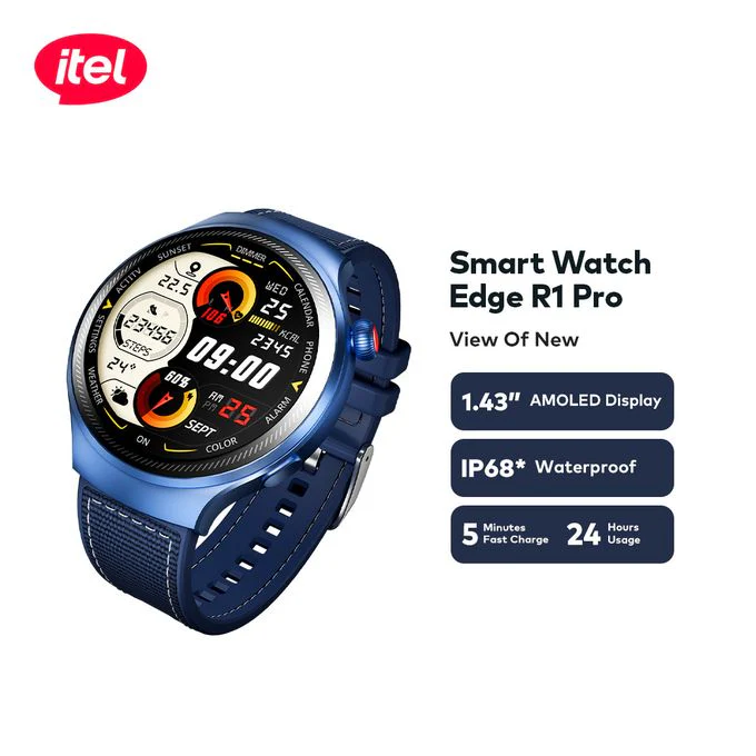 itel smart Watch Edge R1 Pro O43 | Champions Promo