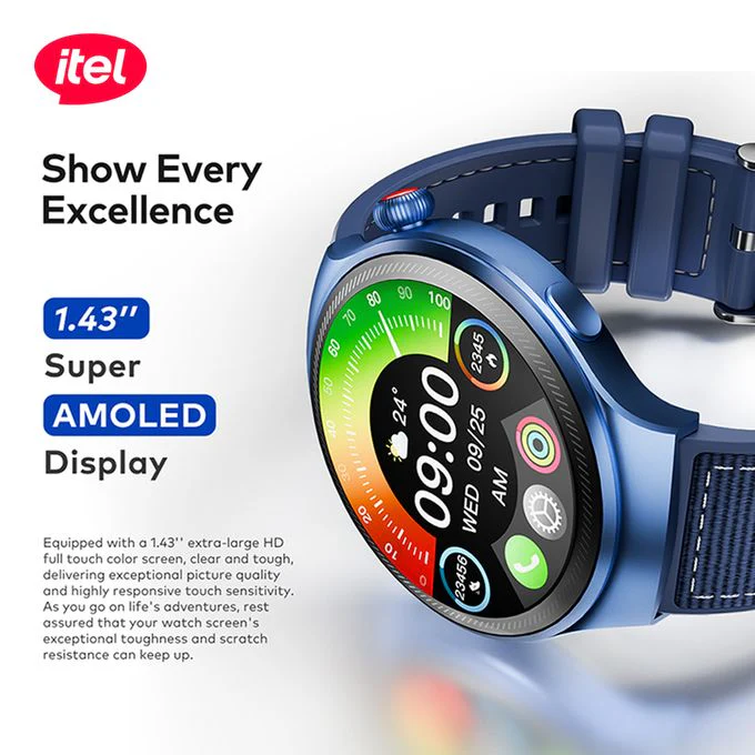 itel smart Watch Edge R1 Pro O43 | Champions Promo - Image 2