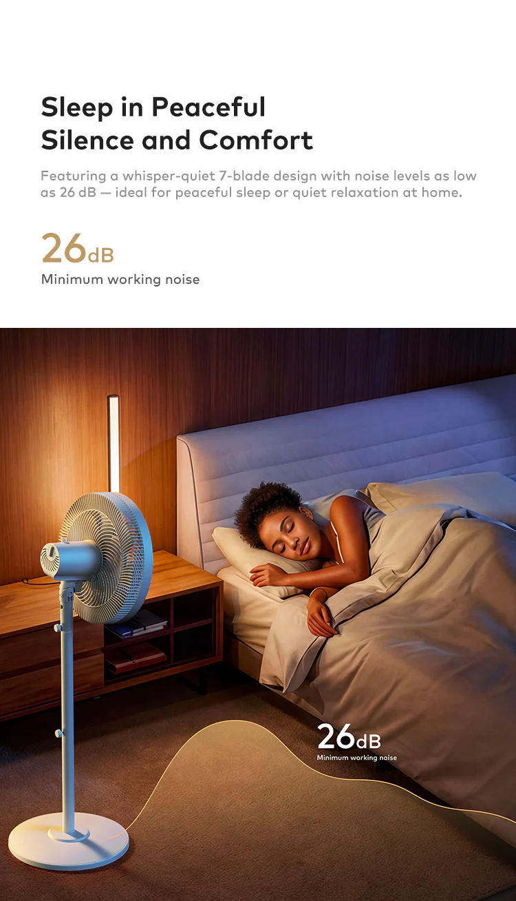 itel 16 Inch Solar Rechargeable Standing Fan-IF-SC16ST - Image 8