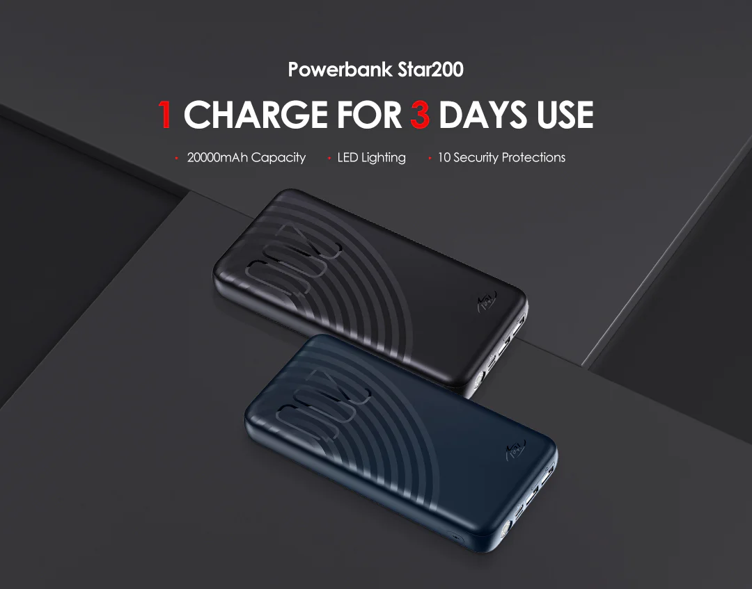 itel Star 200 Powerbank 20000mAh Fast Charging Power Bank - Image 4