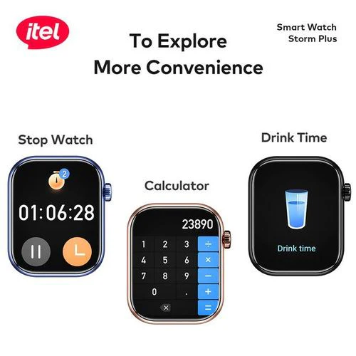 itel Storm Plus SmartWatch ISW-015 – 2.01" HD Display, IP68 Waterproof, Bluetooth Calling, AI Voice Assistant, 100+ Sports Modes - Image 8