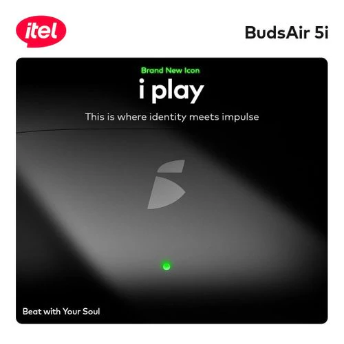 itel TWS BudsAir 5i Earbuds Half In-Ear Design SuperBass - Image 3