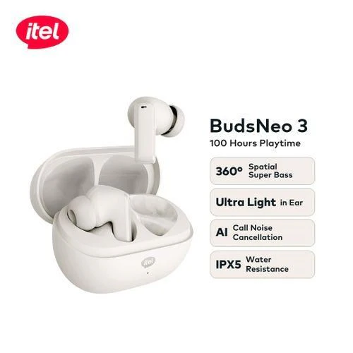 itel TWS BUDSNEO 3 Earbuds Earpods BUDS NEO 3 100Hours ENC - Image 8