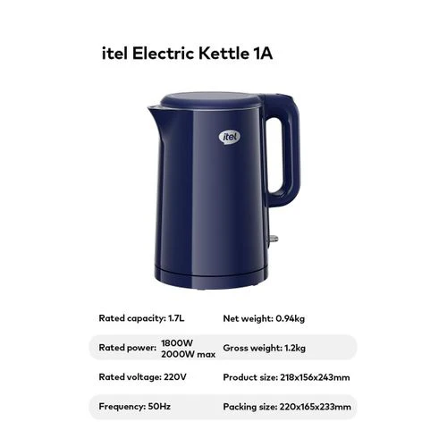 Itel Electric kettle 1A Real 201 stainless steel - Image 3