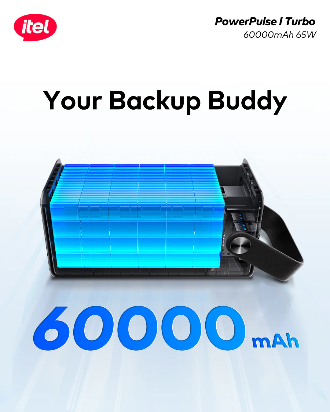 PowerPulse Turbo A1990 PowerBank 60000mAh 65W Fast Charging Laptop Compatibility - Image 3