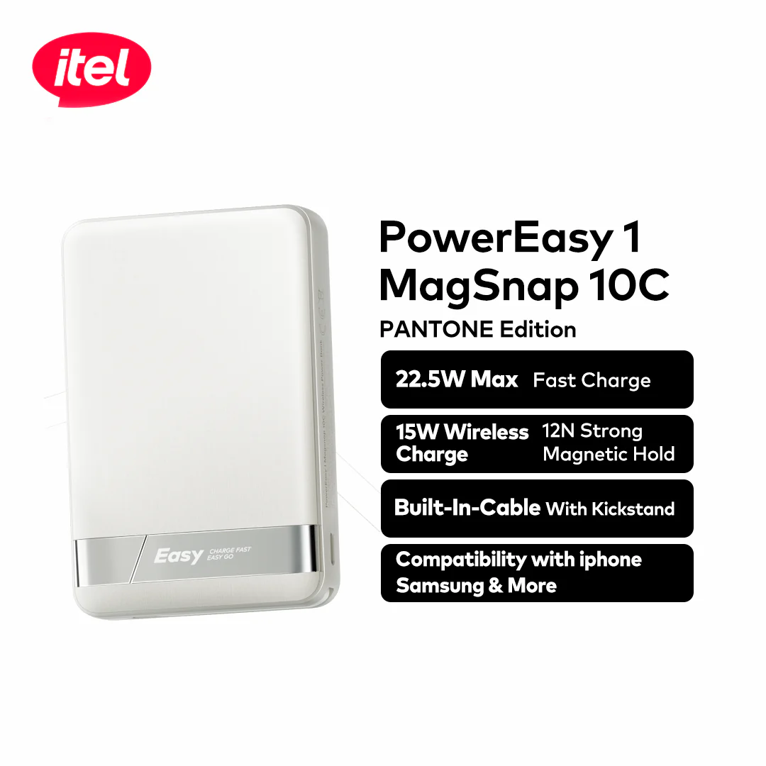 A1820 PowerEasy 1 MagSnap 10C Dual Fast Charger 22.5W + 15W 10000mah 12N Strong Magnetic Hold Built-In Cable - Image 11