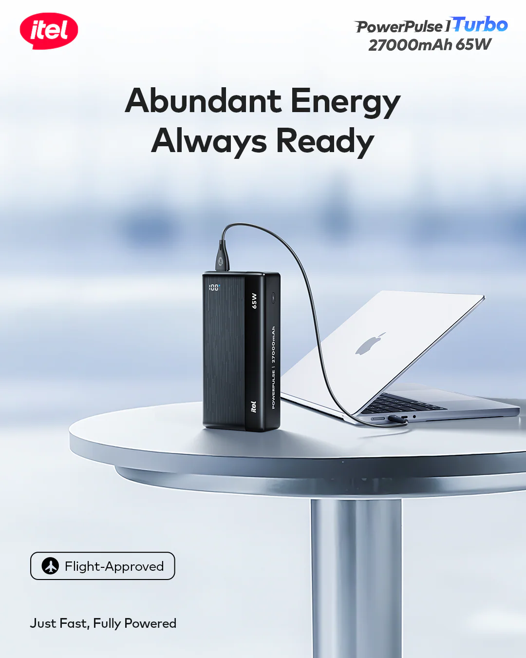PowerPulse Turbo A1980 Power-Bank 27000mAh 65W Fast Charging Laptop Compatibility - Image 5