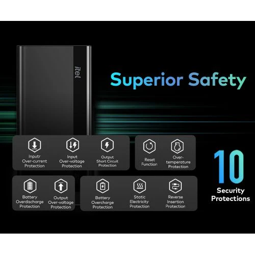 T157 Powerlite+ 10000mAh 20W Fast Charger Input&output Type C Mobile Power - Image 5