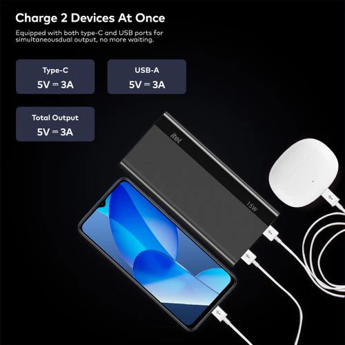 T158 PowerLite 10000mAh 15W Fast Charger Input&output Type C Mobile Power - Image 6
